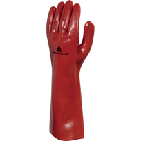 Cheminės DELTAPLUS PVCC400 apsauginės pirštinės 40 CM ilgio