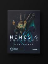 Nemesis Lockdown Promo: New Space Cat Board Game black