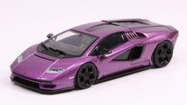TYS Mart Limited Hing Lamborghini Countach LPI Finished Model (Hung Toys) 1/64 800-4 (Viola 30th) HS003-05 black