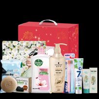 Dettol Hydrating Luxurious Care Set red