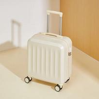 OEING Square Carry-On Luggage 18 inch beige
