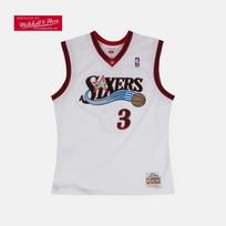 NBA Mitchell & Ness Allen Iverson Basketball Jersey XXL balta