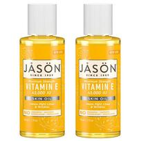 Jason Natural Maximum Strength Vitamin E 45000IU Skin Oil, 59ml, 2 packs yellow