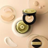 Dr. 3 Wrinkle Peel Cover Pact (Contains whey protein / Wrinkle care / Thin, easy-to-eat pact), No. 23 Deep Beige, 1 pc. brown