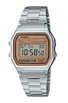 Casio Collection A158WEA-9JH - Vyriškas skaitmeninis Retro sidabras