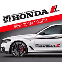 Automobilio durų šoninė lipdukas Šaunus lipdukas Stiliaus apdaila Honda Civic Accord CRV Fit Jazz nc750x cb500x Odyssey Insight Vezel City red