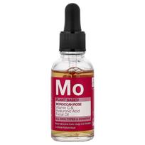 Dr. Botanicals, Maroko rožių veido aliejus su vitaminu C ir hialurono rūgštimi, tinka visų tipų odai, jautriai odai, 30 ml (1,01 skysčio uncijos) black