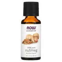NOW Foods eterinis aliejus Muskatas 1 fl oz (30 ml), 1 skaičius