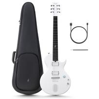 ENYA Nova GO Sonic Išmani Elektrinė Gitara Pradedantiesiems Rinkinys Pagamintas iš Anglies Pluošto 10W Garsiakalbis Lengvas Valdymas su Programėle Balta Integruotas ir Multi-Efektorius