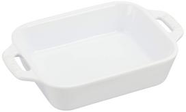 staub Indas Baltas 14 x Keraminis Gratinavimo Indas Tinka Orkaitėje Mikrobangų Krosnelėje Japonų Indas  Stačiakampis 11cm  [Autorizuotas Produktas] 40508-584 balta