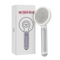 Seichi Pet One-Touch Brush 203 x 82 x 60 mm SIC-201, gray, 1 piece, Korean pet shampoo white