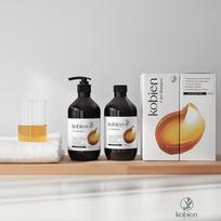 Kobien shampoo, sulfur, natural surfactant, mildly acidic, itchy, Houttuynia cordata, green tea, perilla leaf, silicone-free, 500ml, 1 piece gray