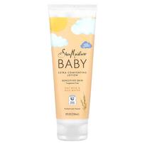 SheaMoisture, Kūdikiams, Ypač raminantis losjonas, Avižų pienas ir ryžių vanduo, Be kvapo, 8 fl oz (236 ml) beige
