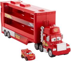 Cars 3  Disney Crossroads Mattel Mini Racers Miniatiūrinis automobilis Unisex Mack Transporto priemonė Vežėjas Disney Pixar Cars Mack Mini Racers Vežėjas [Naudotas] brown
