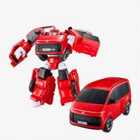 [jaunimo žaislai] Išmanusis Tobot Z (Vidutinis/Staria) Transformuojama robotų figūrėlė red