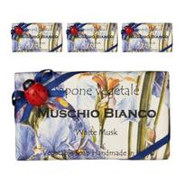 Alchimia Ladybug Soap Natūralus rankų darbo kvapnus muilas, 200g, 4 vnt. gray