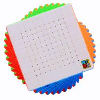 Bucubke Moyu Meilong 11x11 Be lipdukų Magijos kubas Klasės galvosūkis Magijos kubas MoFang JiaoShi 89mm MFJS MEILONG 11x11x11 Galvosūkių kubas white