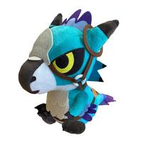 Capcom Monster Hunter Wilds Deformed Plush Toy Secret H200 x W120 x D200mm Made of polyester and ABS Approx. black