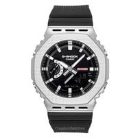 Casio G-Shock G-Steel Analoginis Skaitmeninis Biologiškai Pagrįsto Dervos Dirželis Juodas Ciferblatas Kvarcinis GM-2100M-1A 200M Vyriškas Laikrodis juoda