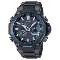 CASIO MTG B2000 200m Waterproof Solar Quartz Movement Composite Material Strap Watch Unisex MTG-B2000YBD-2AJF Blue Dial gray
