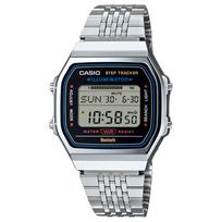 CASIO VINTAGE 30m atsparus vandeniui Kvarcinis mechanizmas Nerūdijančio plieno dirželis Laikrodis Vyriški laikrodžiai ABL-100WE-1A Gray Dial gray
