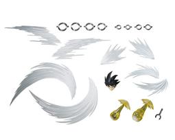 S.H.Figuarts Dragon Ball Z Son Goku efektų dalių rinkinys maždaug 140 mm ABS&PVC dažyta judinama figūrėlė white