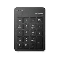 Elecom Skaitmeninė klaviatūra Bluetooth Pantografas Plonas juodas TK-TBP020BK
