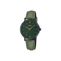 CASIO Moteriškas standartinės serijos žalias laikrodis LTP-VT02BL-3A LTP-VT02BL-3A Regular Watch Box black