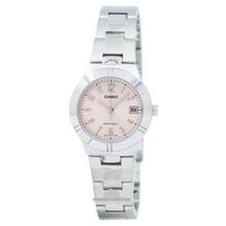 Casio Enticer Quartz LTP-1241D-4A3 LTP1241D-4A3 moteriškas laikrodis rožinė