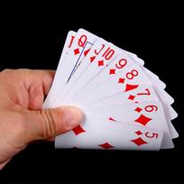 Travel Durable Poker Playing Cards white