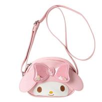 Sanrio Kids Shoulder My 274810 Face-Shaped Bag, Melody, Children's Gift, white