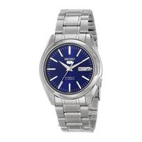 Vyriškas laikrodis „Seiko 5 Automatic 21 Jewels SNKL43K1 SNKL43K“ mėlyna
