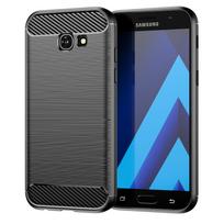 Silikoninis dėklas, skirtas Samsung A5 2017 Galaxy A3 A5 A7 2017 a750 smūgiams atsparus matinis dėklas, skirtas galaxy A6plus a5 a8 a9 2018 minkštas dangtelis Galaxy A750 raudona