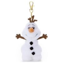 Disney personažo pūkuotas Olafas raktų pakabuko talismanas pliušinis žaislas, maždaug 15 cm aukščio white