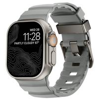 Takas Silikoninis dirželis Apple Watch juostai 49mm 46mm 45mm 44mm Sportinė apyrankė iwatch serijoms Ultra 3 2/10 9 8 7 SE 6 Ultra 3-2-1 49MM gray