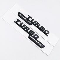 Gloss Black ABS Car Emblem Kit GLB35 AMG Turbo 4matic Letter Rear Star Sticker For Mercedes Benz GLB35 AMG X247 Accessories black