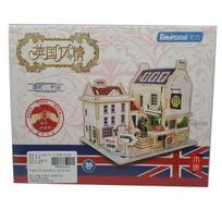 HD high end 3D wood puzzle gt1332 Korean stereoscopic puzzle gray