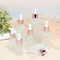 Aliejaus buteliukas, lašintuvas, skaidrus indelis, pompinis stiklinis buteliukas, mini, pasirinkite šį produktą, 50ml beige