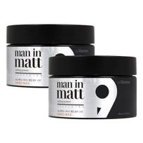 Elastine Men in Matte Matte Hard Hair Wax, 80g, 2 pieces black