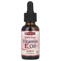 De La Cruz, 100% grynas vitamino E aliejus, 28 000 TV, 1 fl oz (30 ml) white