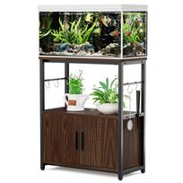 DEWEL Akvariumo stovas 60cm Akvariumo stovo lentyna Stovas Laido kanalas Akvariumo lentyna Bendroji apkrova 200kg Nupjauto krašto akvariumo stovas 60cm