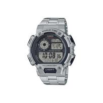 CASIO Vyriškas YOUTH Pilkas Laikrodis AE-1400WHD-1 AE-1400WHD-1 Silver Black Watch Case gray