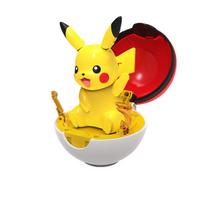6 stiliai Pokemon figūrėlė Bulbasaur Eevee Charmander Meowth Squirtle Pikachu veiksmo Pokeball elfas Kamuoliukas Žaislas veiksmo Lėlė vaikams dovana red