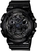 Camouflage Camouflage Dial Series 20 ATM Water Resistant Plastic Strap Watch for Men G-SHOCK Analog-Digi (GA-100CF-1A, GA-100CF-1A9, GA-100CF-8A, gray