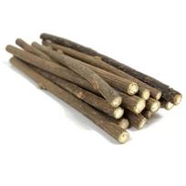 15pcs Natural Matatabi Cat Catnip Toy Kitten Molar Chew Stick Pet Cleaning Teeth Cat Treat Toy Actinidia Silvervine Pet Products 7-10mm -- 10pcs