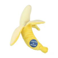 Geriausias kada nors šlamantis žaislas augintiniui Bananas 20 x 5 x 4 cm, įvairių spalvų, 1 vnt. beige