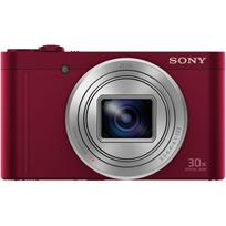 Sony Compact Digital 30x Optical Zoom Tilting LCD RC [Refurbished] Cyber-shot DSC-WX500 Camera, Red, (24-720mm), 180-degree Monitor, DSC-WX500