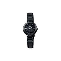 SEIKO Lukia Solar Movement Steel Strap Women's Watch Black Dial SSVR141 juoda