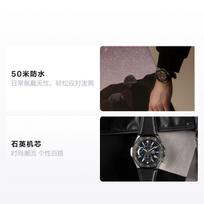 CASIO EDIFICE Series Fashion Business Classic Three Eyes Octagonal Dial Quartz Leather Strap Men's Watch Black Dial EFB-680BL-1AVUPR juoda