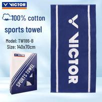 VICTOR TW186 Pure Cotton Sports Towel ultramarino mėlyna spalva